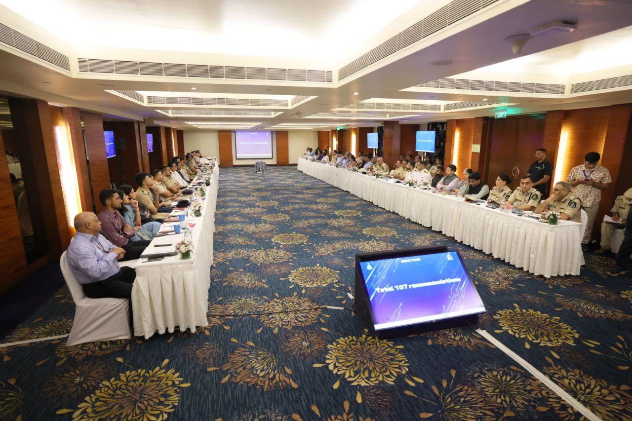 May be an image of table, dais and text
