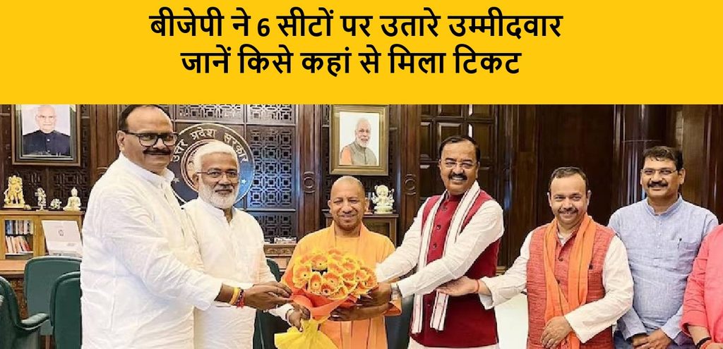 UP MLC Election 2026: बीजेपी ने 6 सीटों पर उतारे उम्मीदवार, जानिए किसे कहां से मिला टिकट