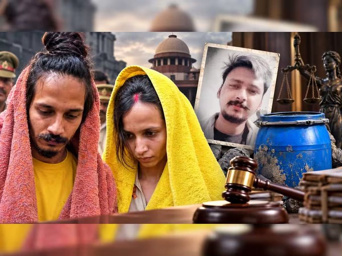 मेरठ ब्लू ड्रम हत्याकांड: मुस्कान और साहिल शुक्ला को मृत्युदंड, कोर्ट ने सुनाया बड़ा फैसला मेरठ ब्लू ड्रम हत्याकांड: मुस्कान और साहिल शुक्ला को मृत्युदंड, कोर्ट ने सुनाया बड़ा फैसला
