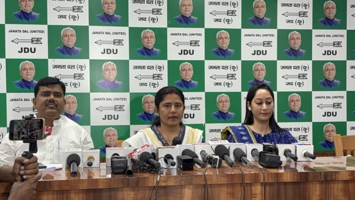 स्लग: एमएलसी चुनाव को लेकर जेडीयू का आरजेडी और प्रशांत किशोर पर हमला, एनडीए की जीत का दावा